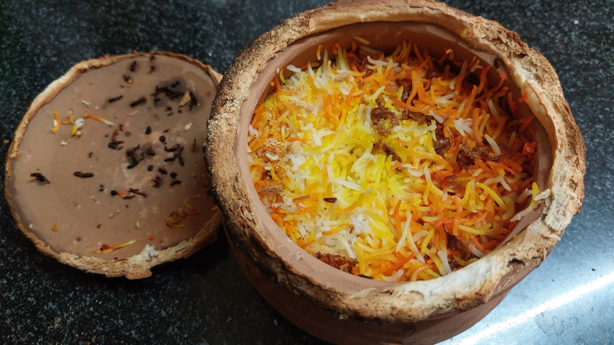 Aromatic Biryani Handi
